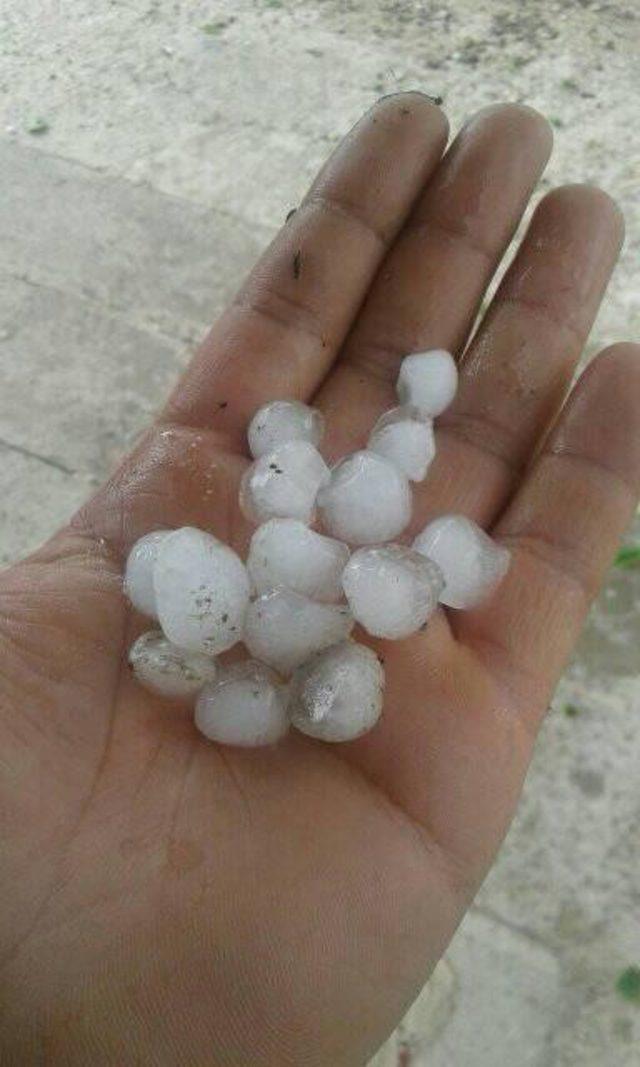 Gaziantep’te dolu yağışı etkili oldu