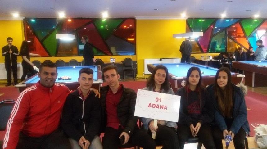 Şehit Zafer Sabancı Lisesi bilardoda T&uuml;rkiye 7 ve 8&rsquo;incisi oldu