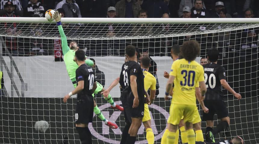 UEFA Avrupa Ligi'nde Eintracht Frankfurt ile Chelsea yenişemedi