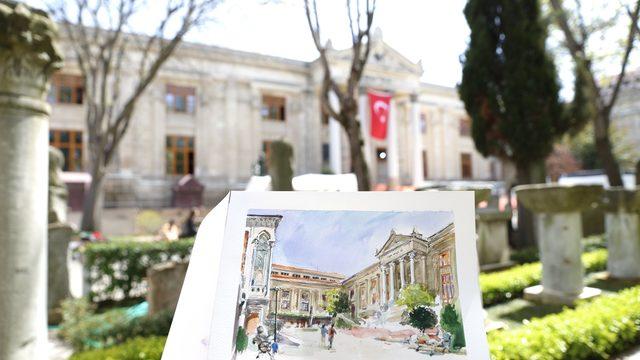 Arkeoloji Müzesi genç sanatçılara ilham kaynağı oldu