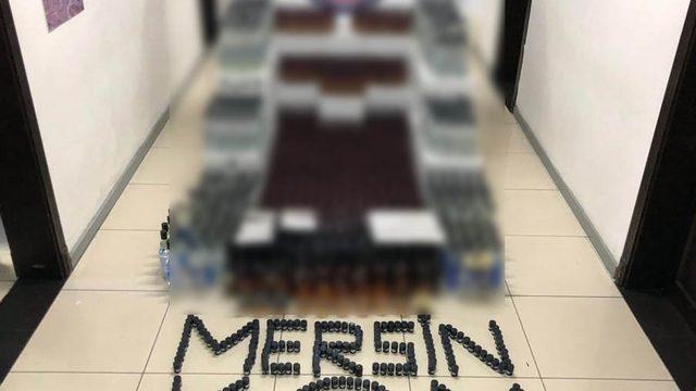 Mersin’de sahte içki operasyonu