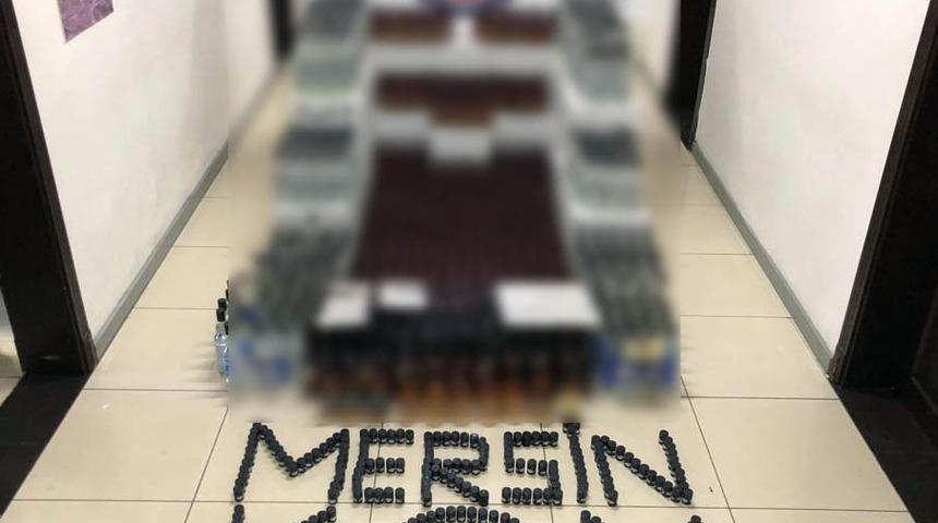 Mersin&rsquo;de sahte i&ccedil;ki operasyonu