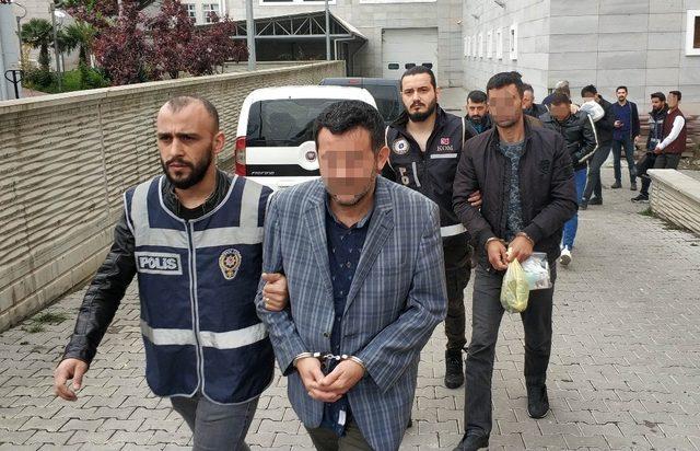 Samsun merkezli suç örgütüne operasyondan 13 şahıs adliyede