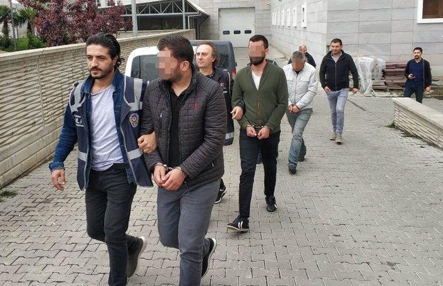 Samsun merkezli suç örgütüne operasyondan 13 şahıs adliyede