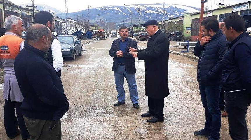 Başkan Pekmezci, 21 Şubat Sanayi Sitesinde incelemelerde bulundu