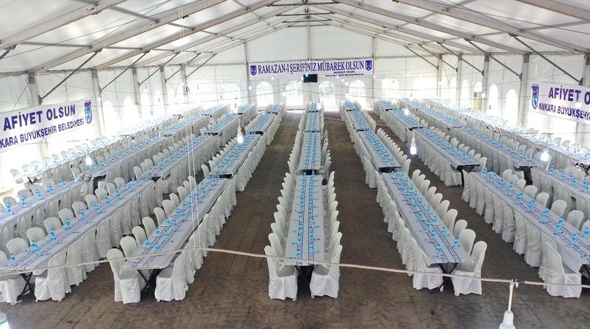 Başkentliler 9 noktada kurulacak çadırlarda iftarlarını açacak