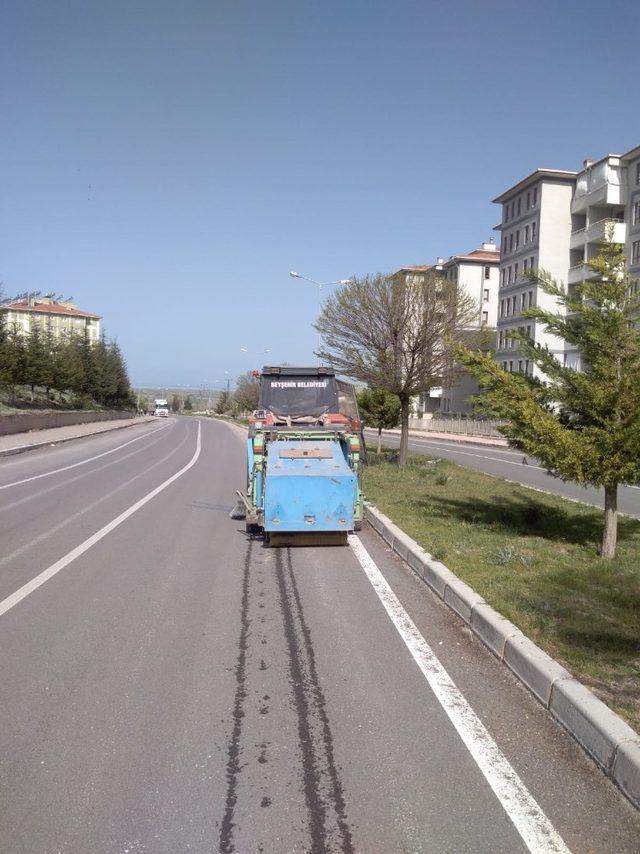 Beyşehir Belediyesi temizlikte yeni bir döneme başladı