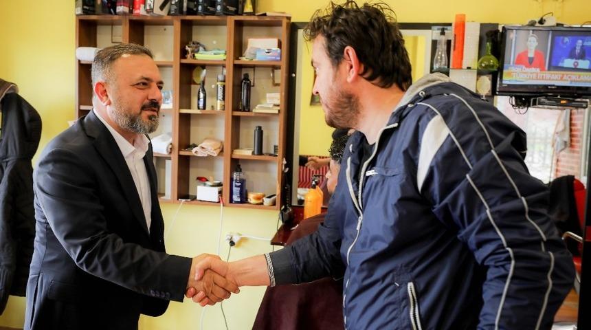 Başkan Ercan, T&ouml;rekent esnafı ile buluştu