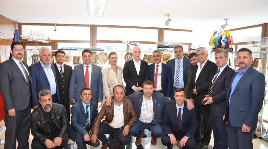 GMİS, T&Uuml;RK-İŞ Genel Başkanı Atalay&rsquo;ı ziyaret etti