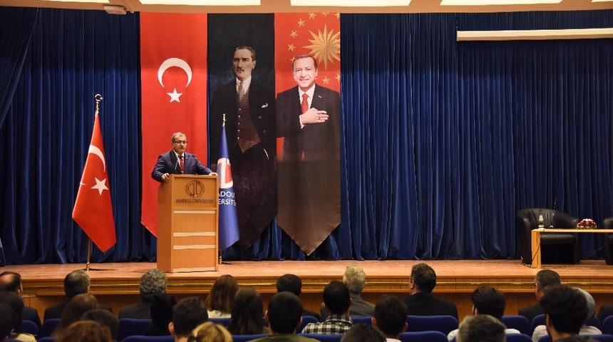 Emniyet Genel M&uuml;d&uuml;r&uuml;, Anadolu &Uuml;niversitesinde &ouml;ğrencilerle buluştu