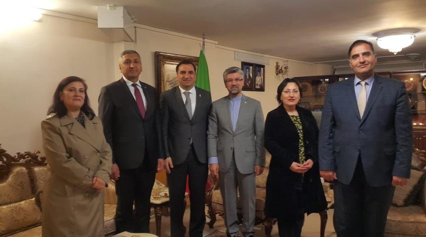 TDED Erzurum Şube Başkanı Ertaş&rsquo;tan Başkonsolos Solkanzadeh&rsquo;e ziyaret