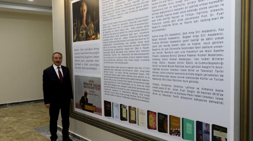 Prof.Dr. Fuat Sezgin’in adı AİÇÜ’de yaşatılacak