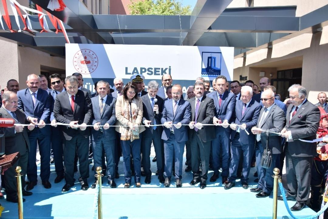 Lapseki H&uuml;kumet Konağı resmi a&ccedil;ılışı yapıldı