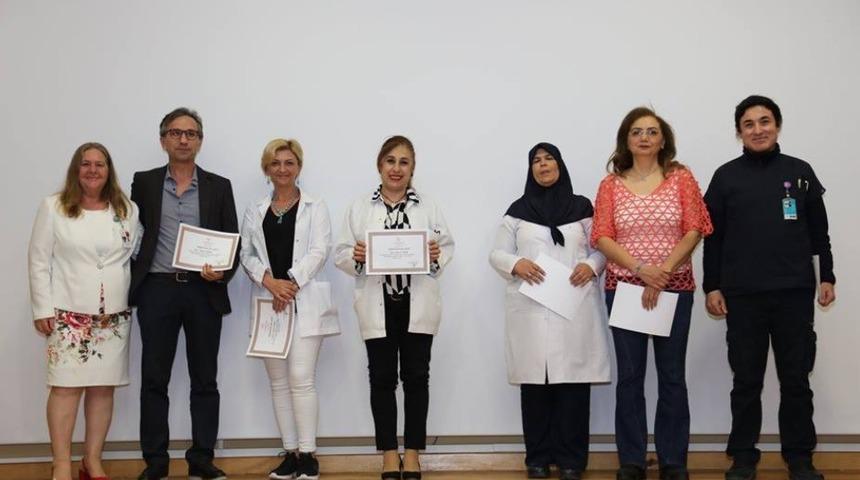 Meslekte 28-39 yılını tamamlayan çalışanlar belge aldı