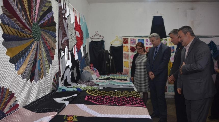 Kursiyerlerin hazırladığı ürünler görücüye çıktı