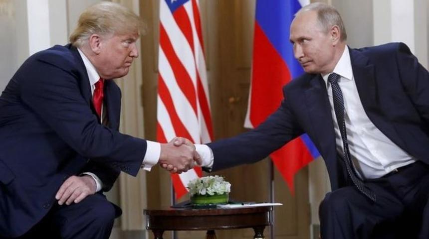 Putin ve Trump'tan kritik g&ouml;r&uuml;şme! 1 bu&ccedil;uk saat s&uuml;rd&uuml;