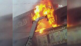 Kahire'de büyük yangın: 51 kişi yaralandı