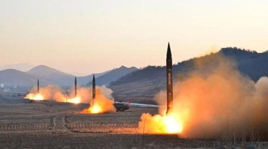 Kuzey Kore'den korkutan deneme! Art arda ateşlediler