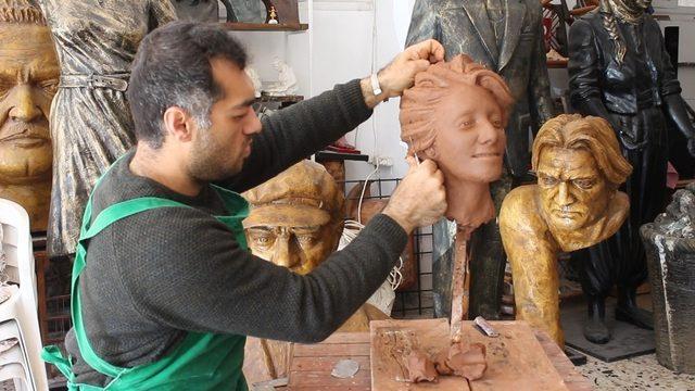 Türkiye’nin heykelleri İskenderun’da üretiliyor