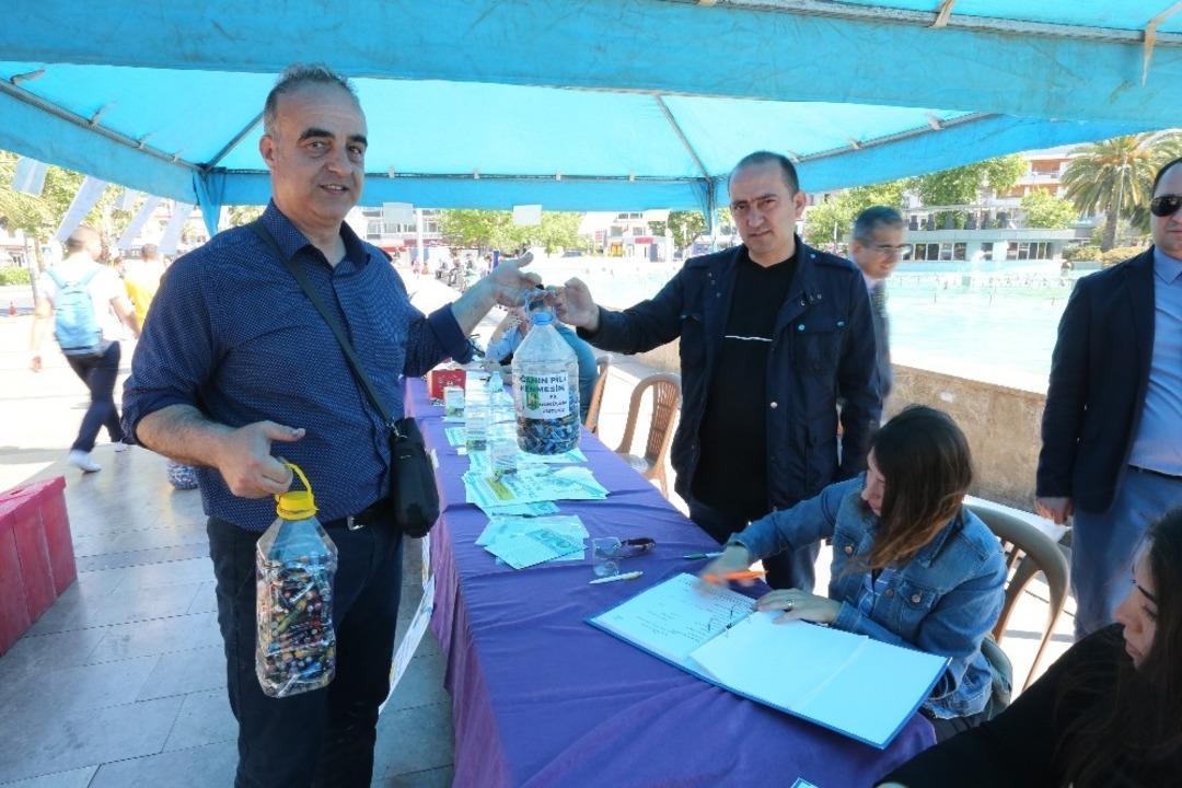 Aydın&rsquo;da 2.5 ton atık pil, 1.5 ton atık yağ toplandı