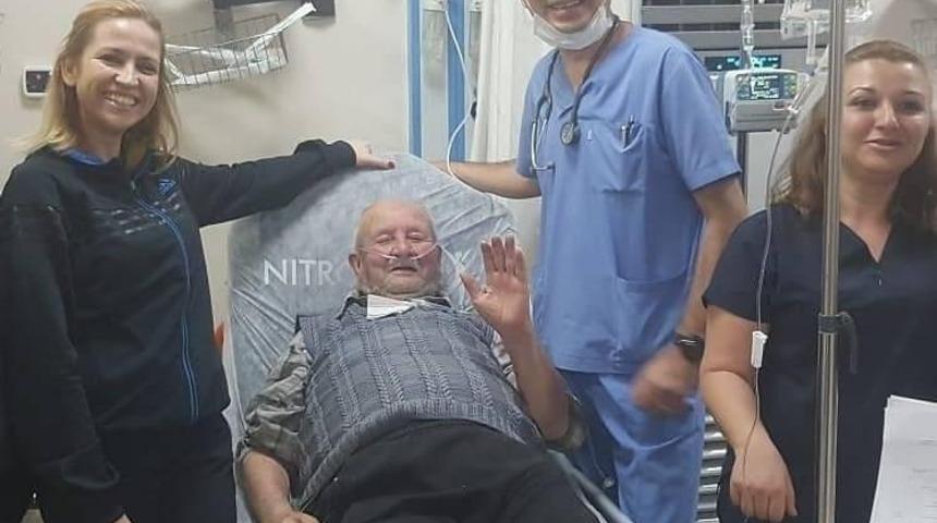 Fel&ccedil; ge&ccedil;irerek geldi, y&uuml;r&uuml;yerek taburcu oldu