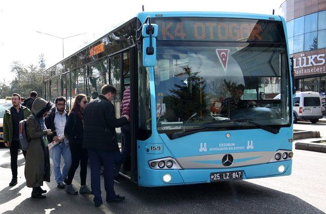 Erzurum’da toplu ulaşımda son sefer saati düzenlemesi