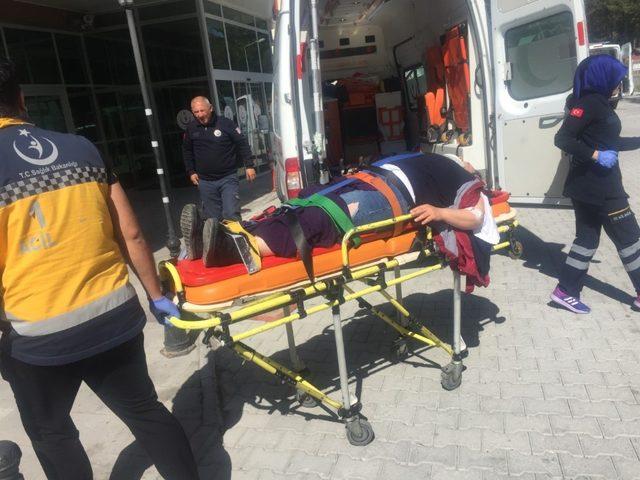 Konya’da otomobil takla attı: 5 yaralı
