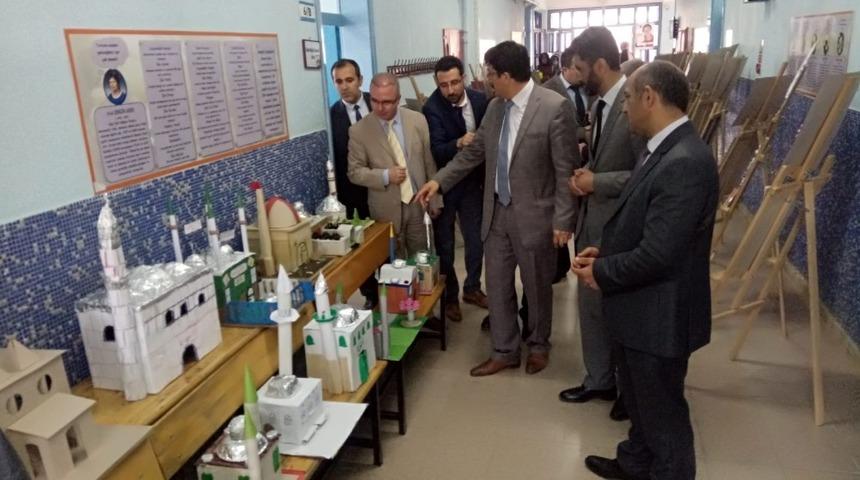 H&uuml;y&uuml;k&rsquo;te &ouml;ğrencilerin el emeği, g&ouml;z nurları sergilendi