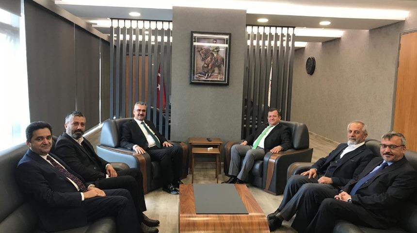 Ahlatcı&rsquo;dan TSO ve Borsa&rsquo;ya ziyaret