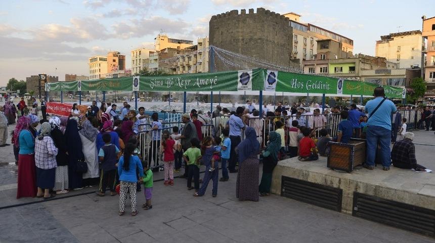 Diyarbakır’ın dört ayrı merkezinde iftar çadırı