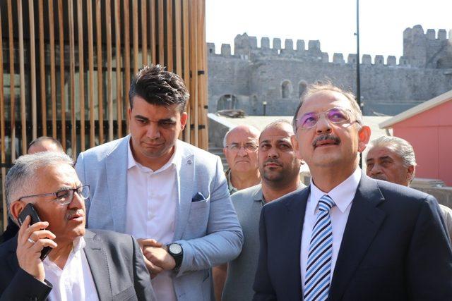 Tarihi Kayseri Kalesi’nin restorasyonu tamamlanma aşamasında