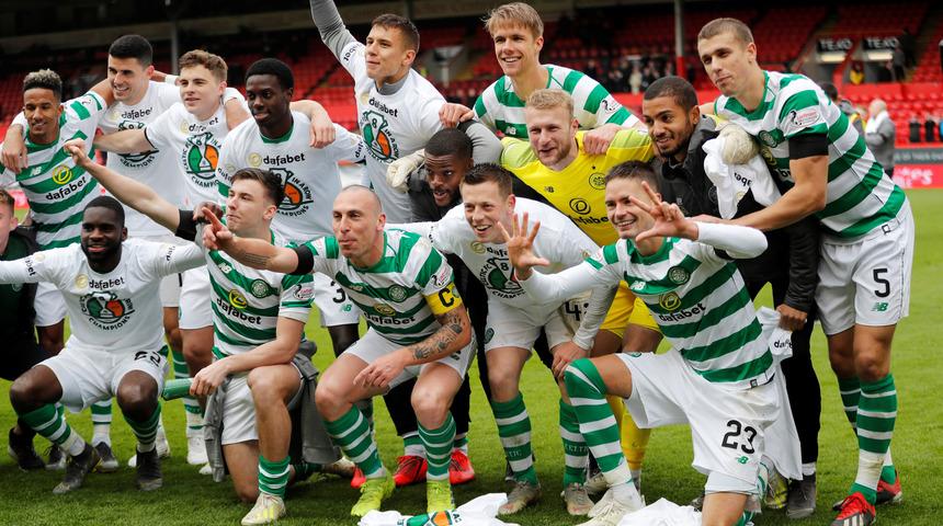 İskoçya Ligi'nde Celtic 50. şampiyonluğuna ulaştı