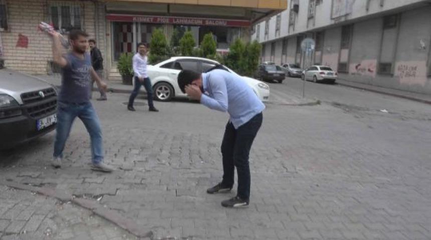 Sokağa giren hastanelik oldu! Büyük panik