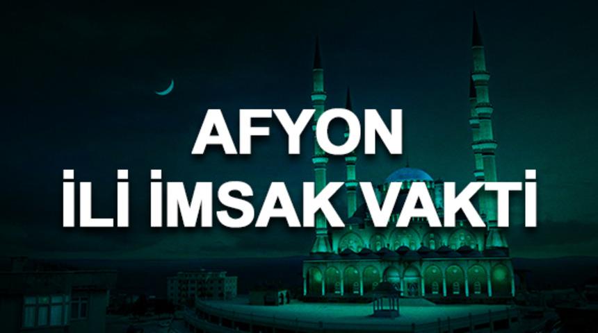 Afyonkarahisar i&ccedil;in İmsak vakti 2019: Sahura saat ka&ccedil;ta kalkılacak? 
