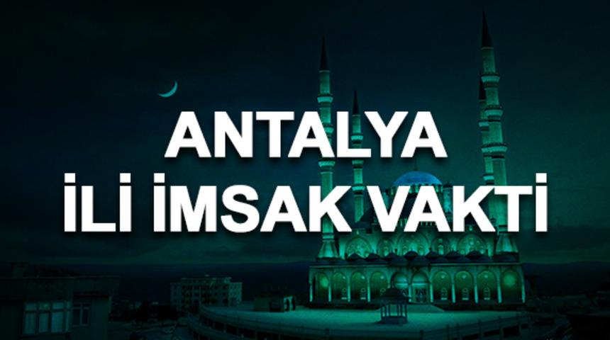Antalya i&ccedil;in İmsak vakti 2019: Sahura saat ka&ccedil;ta kalkılacak? 