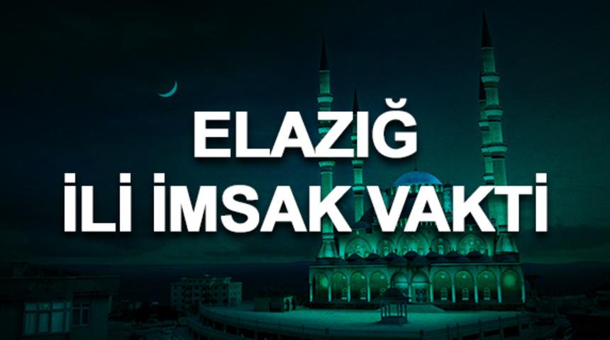 Elazığ i&ccedil;in İmsak vakti 2019: Sahura saat ka&ccedil;ta kalkılacak?