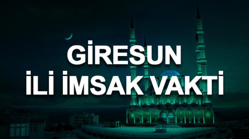 Giresun i&ccedil;in İmsak vakti 2019: Sahura saat ka&ccedil;ta kalkılacak? 