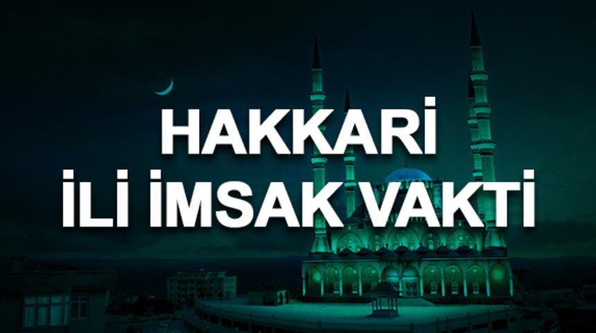 Hakkari i&ccedil;in İmsak vakti 2019: Sahura saat ka&ccedil;ta kalkılacak?