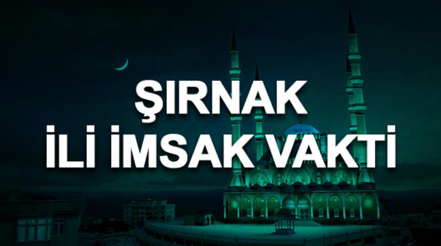 Şırnak için İmsak vakti 2019: Sahura saat kaçta kalkılacak? 
