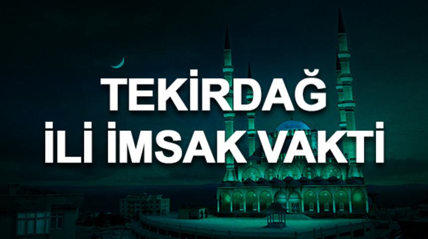 Tekirdağ i&ccedil;in İmsak vakti 2019: Sahura saat ka&ccedil;ta kalkılacak? 