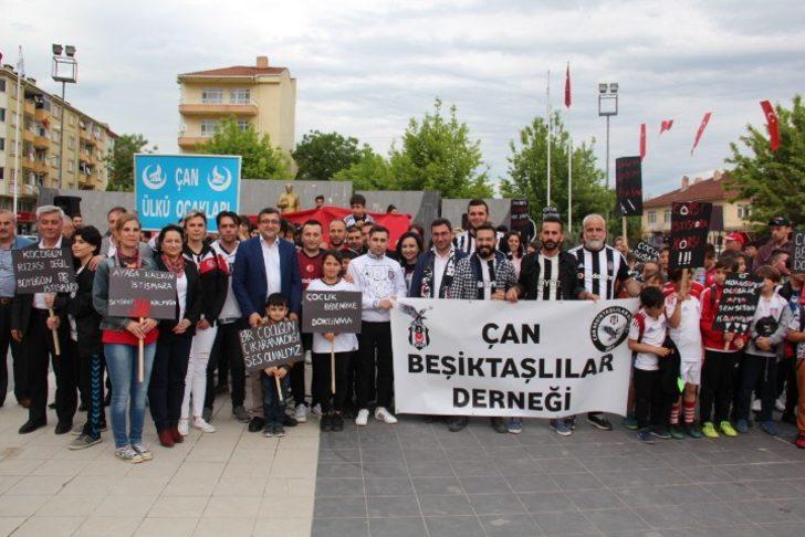 Çan’da  çocuk istismarına karşı yürüyüş G5