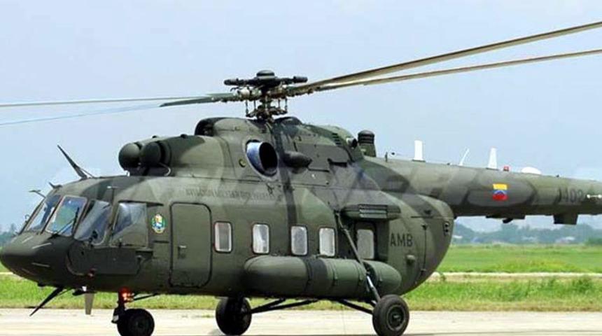 Venezuela’da askeri helikopter düştü: 7 ölü