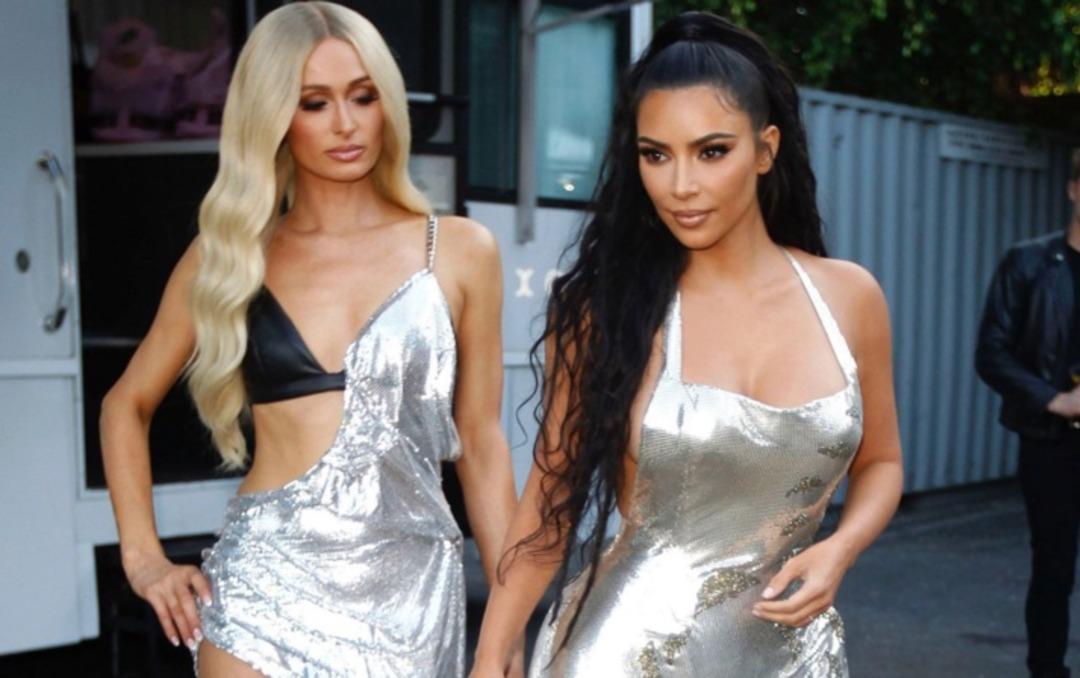 Paris Hilton ve Kim Kardashian birlikte kameralar karşısına ge&ccedil;ti
