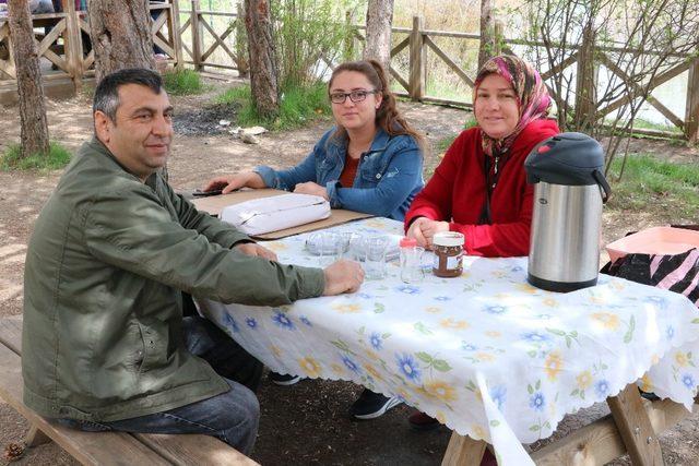 Ramazan öncesi Yozgat Çamlığı Milli Parkı doldu taştı