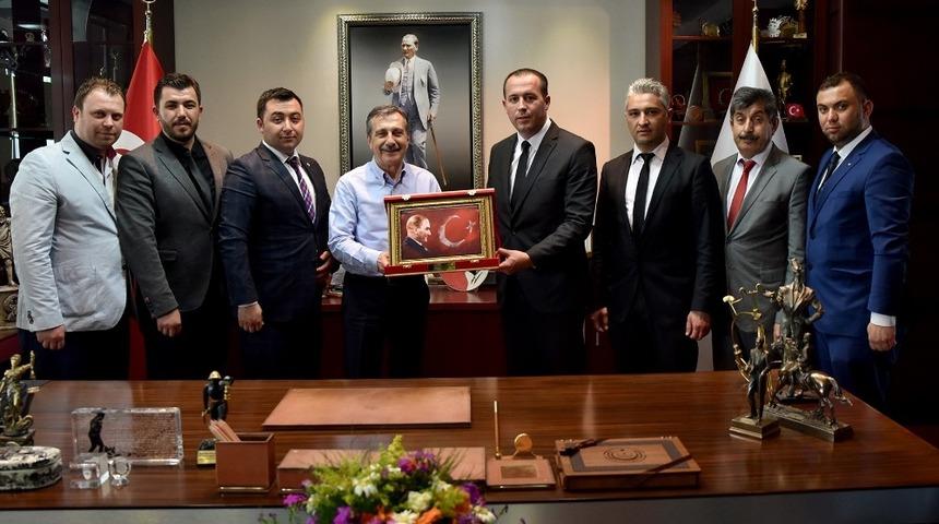 Başkan Ataç’a ziyaretler sürüyor