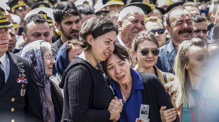 Şehit Y&uuml;zbaşı &Ouml;zdemir, Ankara'da son yolculuğuna uğurlandı (2)