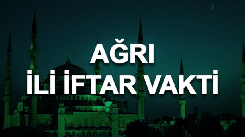 Ağrı iftar saati kaç? İftara ne kadar kaldı? 