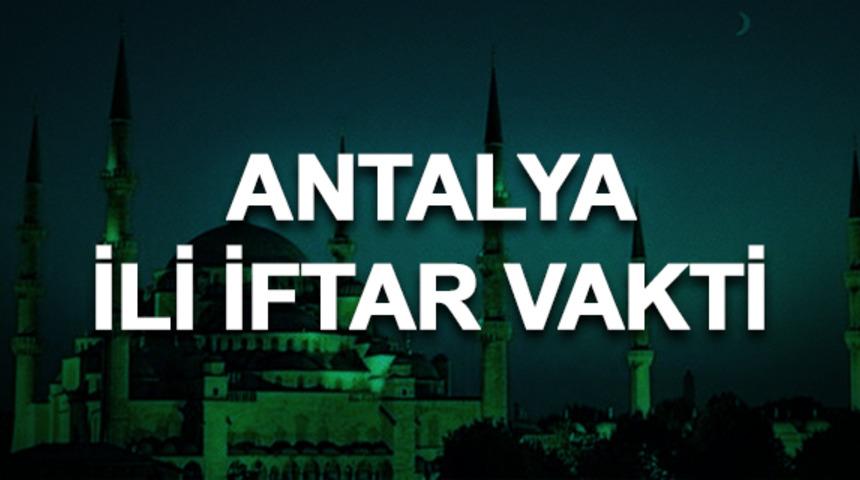 Antalya iftar saati kaç? İftara ne kadar kaldı? 