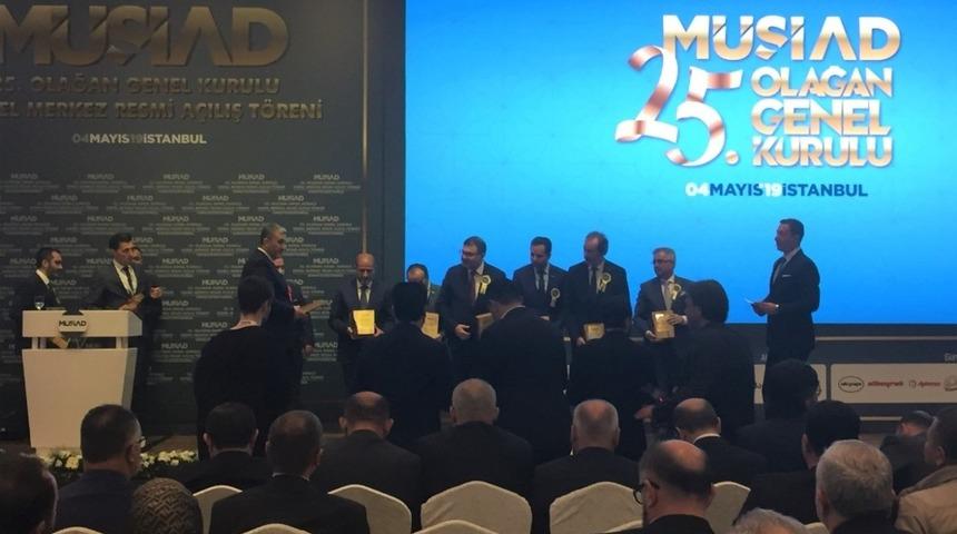 Kdz. Ereğli M&Uuml;SİAD Başkan &Ccedil;ınar ve y&ouml;netimi genel kurula katıldı