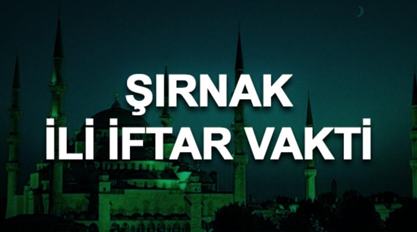 Şırnak iftar saati ka&ccedil;? İftara ne kadar kaldı? 